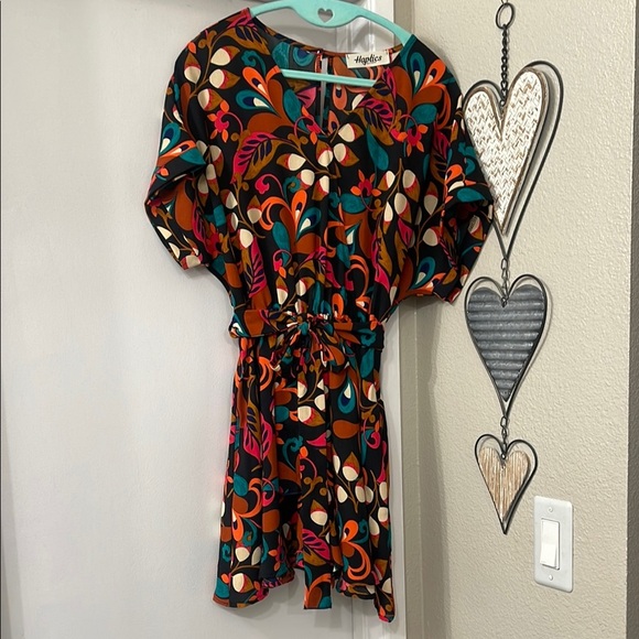 Hippie Rose Multicolor Floral Jumpsuit - Picture 1 of 13